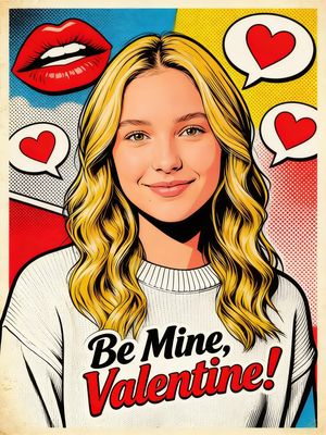 Pop Art Valentine's Day
