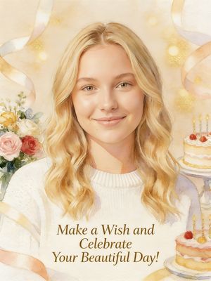 Watercolor Birthday