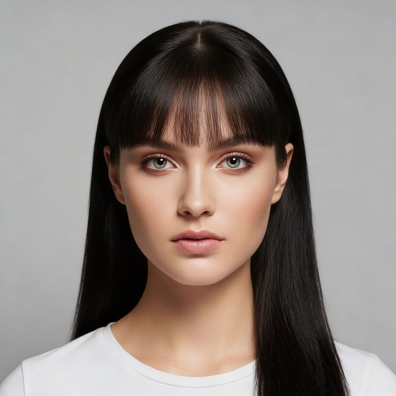 Blunt Bangs Straight