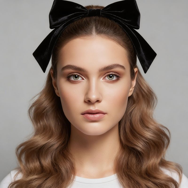 Velvet Bow Curls