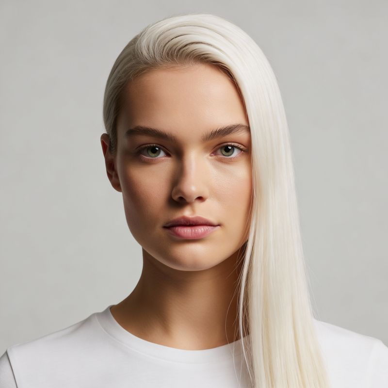 Platinum Side Part