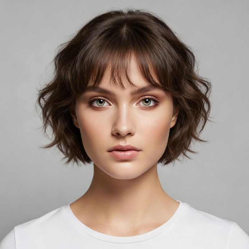 Brow Fringe Bob