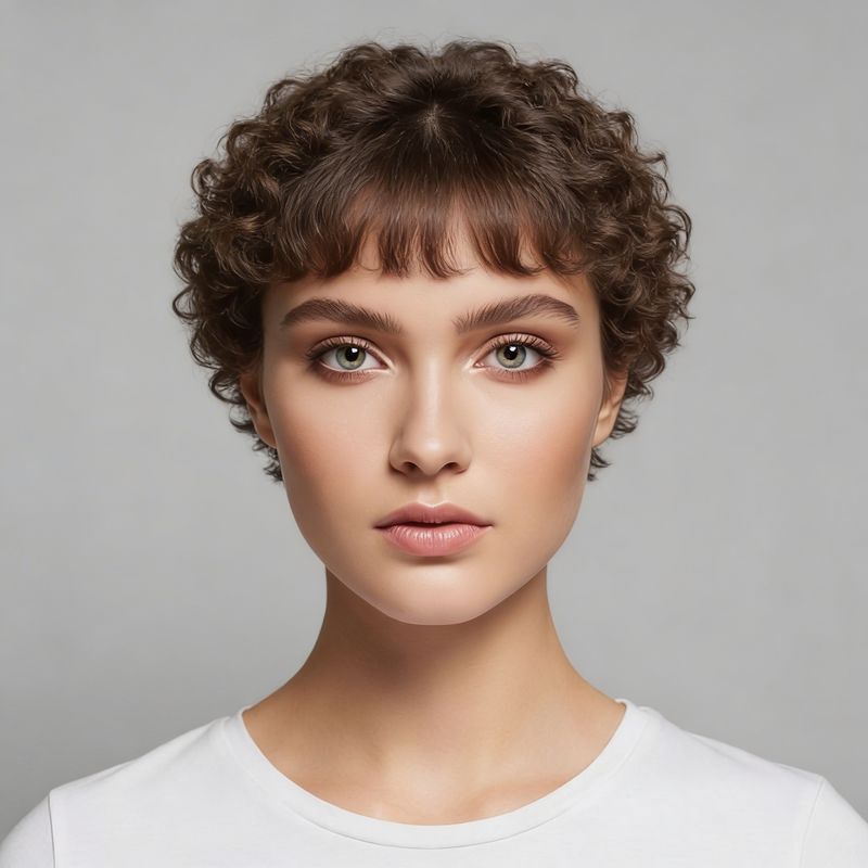 Curly Short Bob