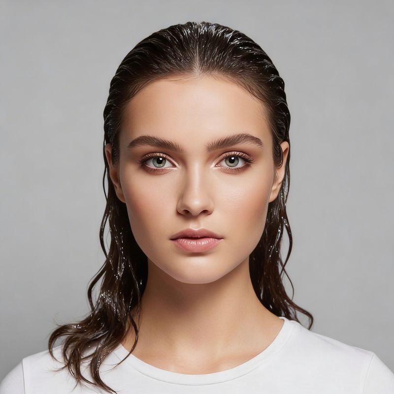 Wet Back Look