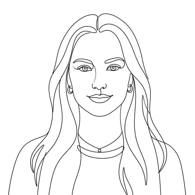 Minimalist Line Sketch