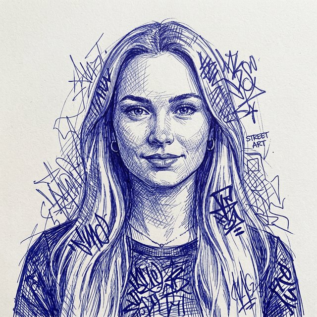 Ballpoint Pen Sketch