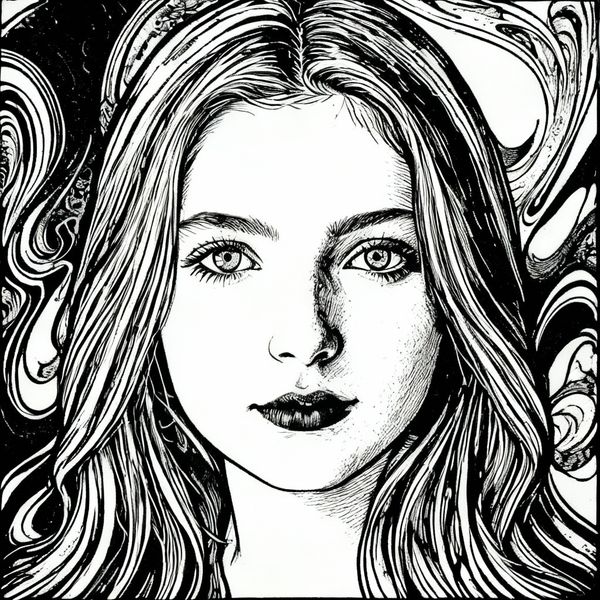 Beardsley's Black and White Print