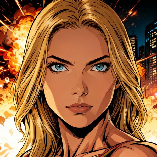 American Comic Superhero